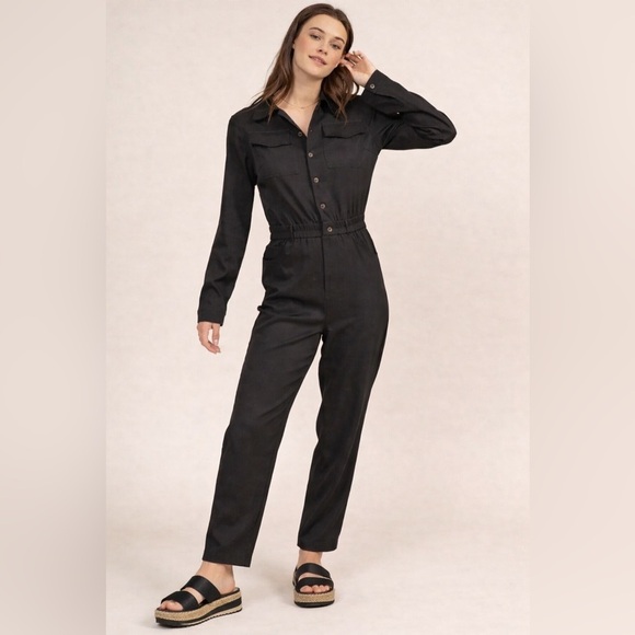 double zero Pants - New nwt double zero black jumpsuit so adorable! S M L! #holidayoutfit